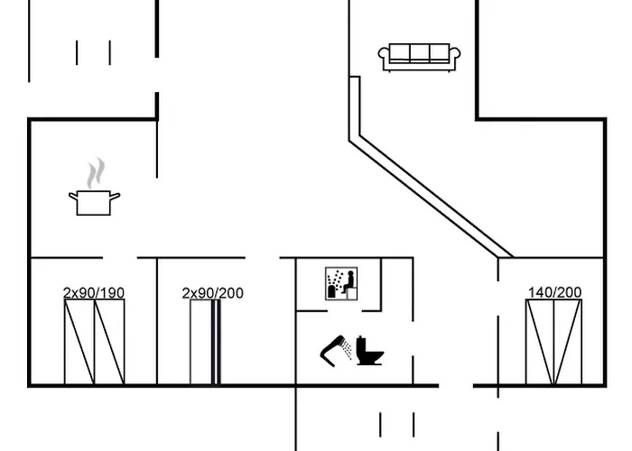Dode - 225m From The Sea By Interhome Сasa de vacaciones